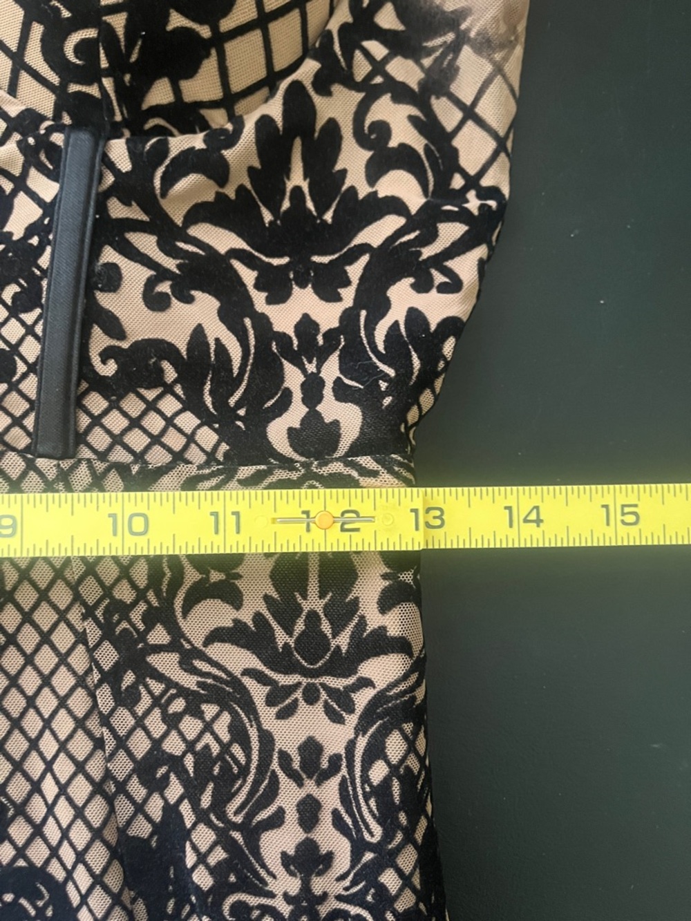 Windsor Black Lace Overlay Nude Mermaid Prom Dress - Picture 15 of 16